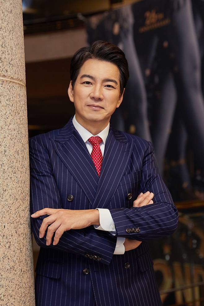 뮤지컬 '브로드웨이 42번가'에서 줄리안 마쉬 역을 맡은 배우 송일국. (씨제스 제공)