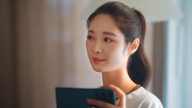 SK텔레콤 광고 모델로 등장한 버추얼 휴먼 나수아. SK텔레콤 제공