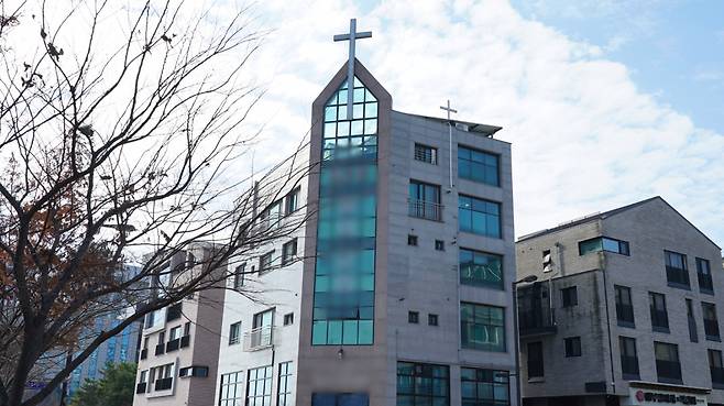 20대 여신도를 성폭행한 목사 권아무개씨의 아내 고아무개씨가 사건 이후 고양시 삼송동으로 옮겨가 새롭게 연 교회 ⓒ시사저널 최인철