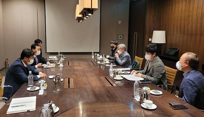 회의 장면 [강진군 제공·재판매 및 DB 금지]