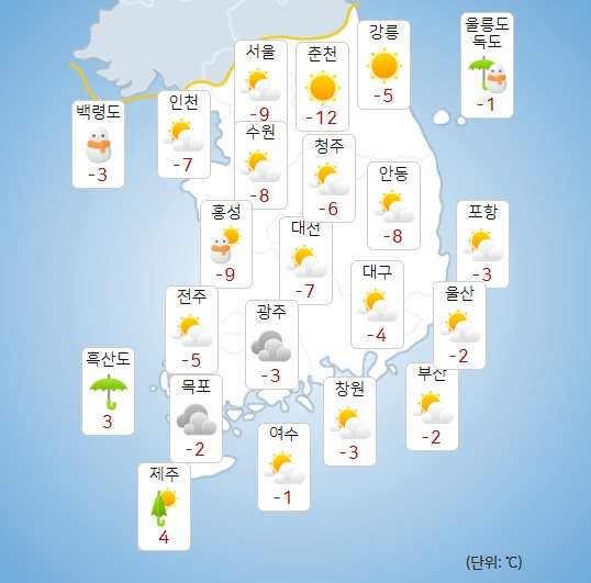 기상청 내일(1일) 오전 날씨 : 전국날씨,날씨예보