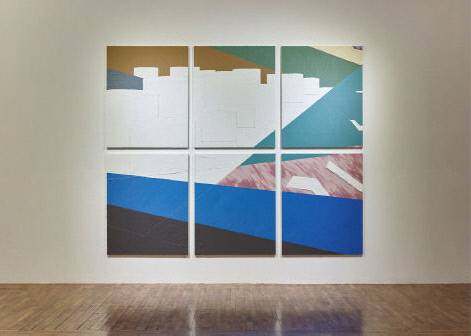 이상균 작가의 작품 '유류 저장 탱크'. 사진=이응노미술관 제공