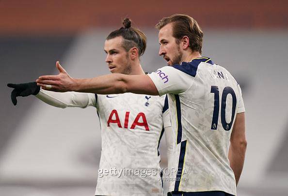 토트넘 시절 가레스 베일(왼쪽)과 해리 케인. [사진 게티이미지]