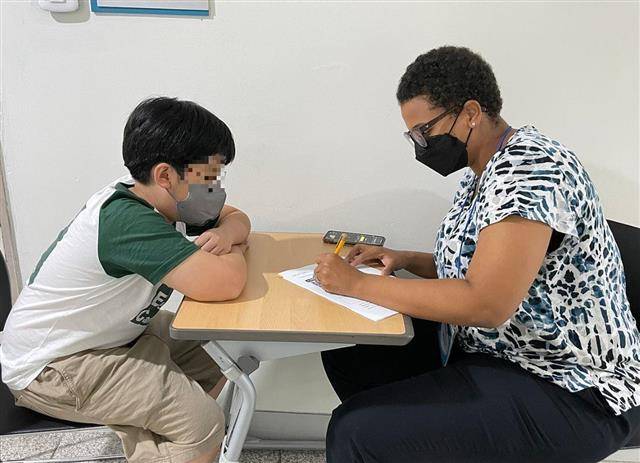 서울 동작구 숭실대에서 실시한 ‘2022년 여름방학 원어민 영어캠프’ 활동 사진.동작구 제공