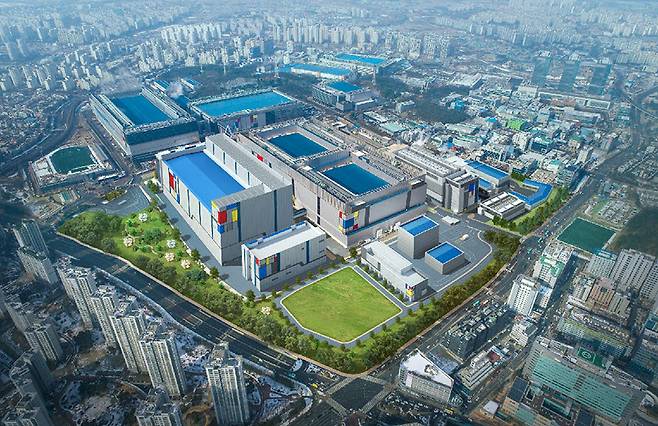 삼성전자 화성캠퍼스 EUV 라인 조감도
