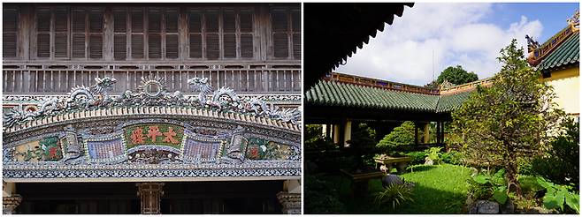 타이빈러우 현판과 정원 / 사진 = 정윤지 여행+ 기자