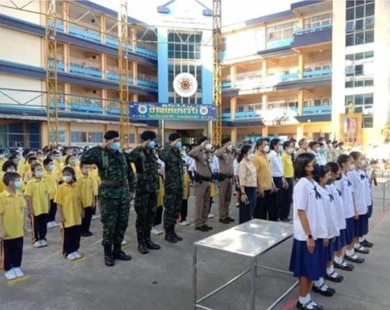 태국 초등학교의 모습. 기사와 무관함. 타이거 홈페이지 캡처