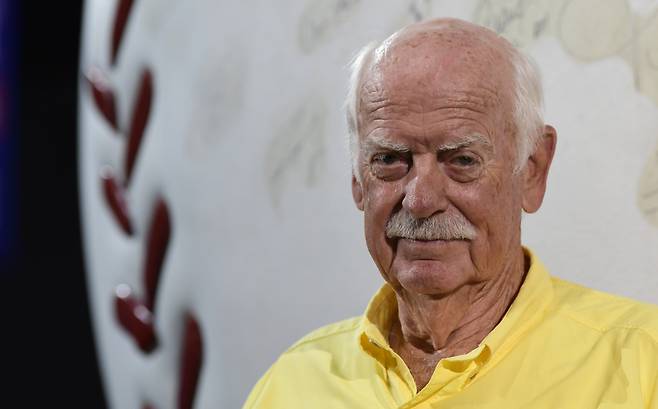 2018년 7월 14일 미국 워싱턴 올스타 팬페스트에서 참석한 게일로드 페리. [AP]