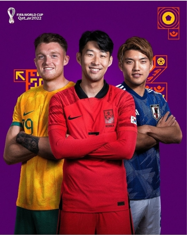 국제축구연맹(FIFA)이 한국과 일본, 호주가 월드컵 16강에 진출하면서 아시아 돌풍을 주목했다./사진=국제축구연맹