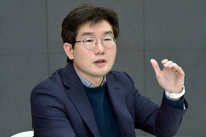 지난달 30일 KT 분당 사옥에서 만난 문상룡 IT컨설팅본부장(상무)은 조직을 두고 "디지코 KT를 실행하는 주체"라며 "디지털 플랫폼 역량을 기반으로 고객 혁신을 지원하는 IT 전문가 조직"이라고 설명했다.(KT 제공)