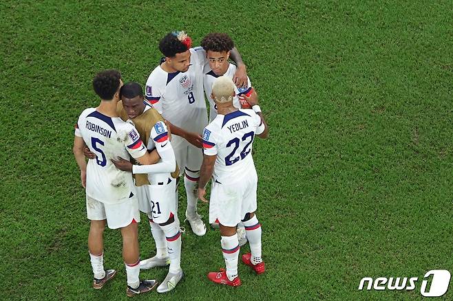 네덜란드에 패해 16강에서 탈락한 미국. ⓒ AFP=뉴스1