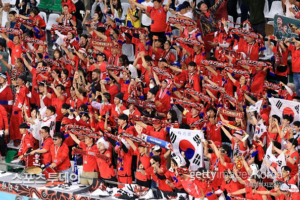 한국-우루과이전 관중석 / 사진=Gettyimages 제공