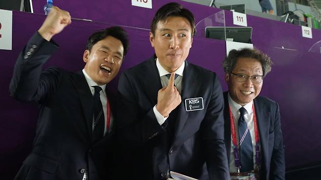이광용-구자철-한준희 사진|KBS