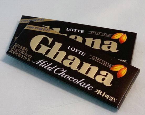 ‘가나초콜릿’(사진=롯데제과)
