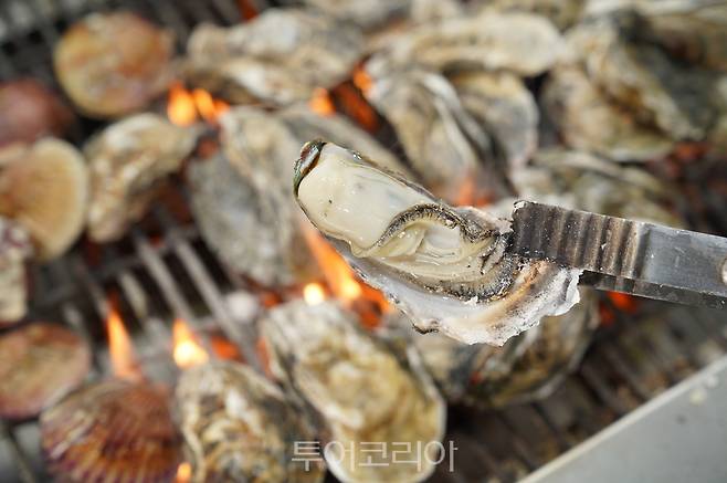 천북 굴 구이