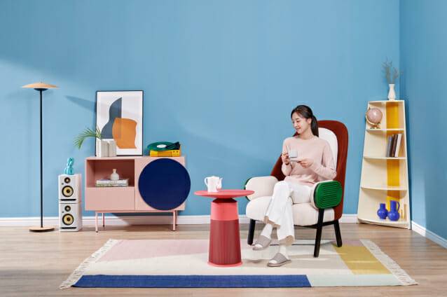 LG전자가 신개념 테이블형 공기청정기 ‘LG 퓨리케어 오브제컬렉션 에어로퍼니처’를 이달 14일 출시한다. (사진=LG전자)