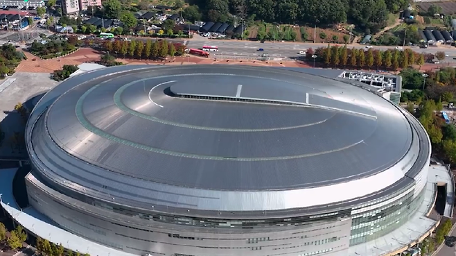 10월 19일 광명시에 위치한 광명 스피돔 ⓒ 나라가[Naraga] 유튜브 캡쳐