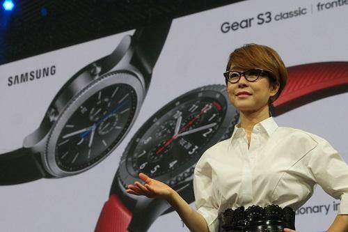 이영희 삼성전자 사장은 삼성전자의 대표 제품인 갤럭시 시리즈 마케팅 성과를 인정받아 사장으로 승진했다. 한국일보 자료사진