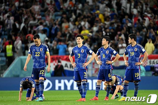 승부차기로 패배한 일본. ⓒ AFP=뉴스1