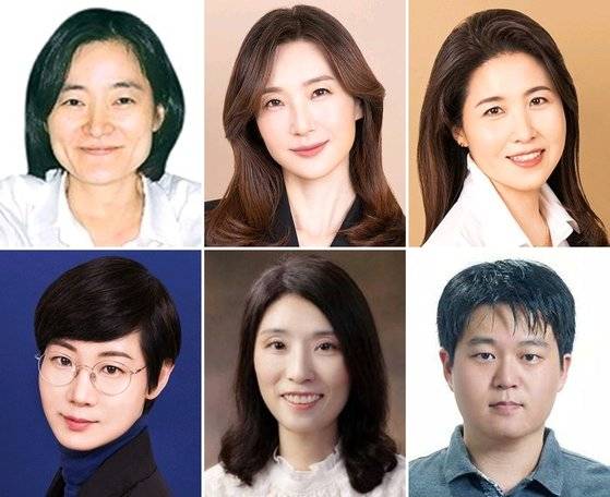 손영아(왼쪽 위 시계방향)DX부문 중남미총괄 코스타리카지점장 상무, 안주원 DX부문 경영지원실 기획팀 전략그룹 상무, 왕지연 DX부문 MX사업부 CX전략그룹장 상무, 이병일 DS부문 메모리사업부 Flash PA1팀 상무, 한글라라 DX부문 VD사업부 구매3그룹장 상무, 안희영 DX부문 VD사업부 Service PM그룹장 상무. 삼성전자 제공