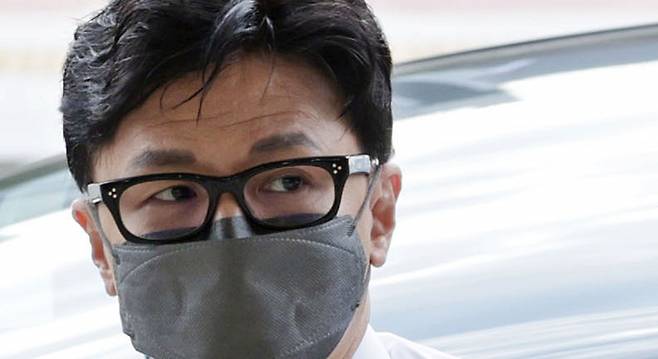 한동훈 법무부 장관이 11월28일 오전 정부과천청사 법무부로 출근하는 모습 ⓒ연합뉴스