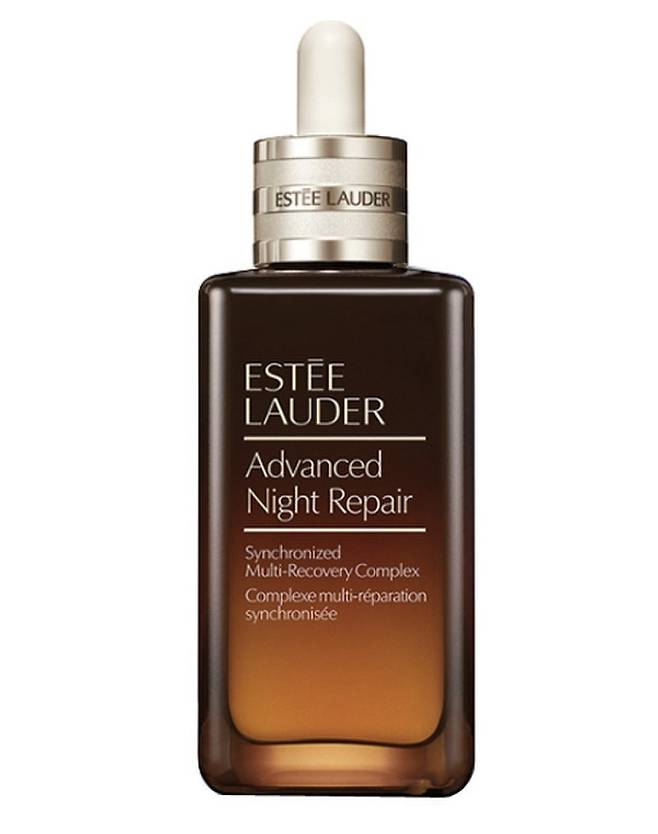 갈색병으로 불리는 에스티로더 ‘나이트리페어 에센스 7세대’. [에스티로더 제공]