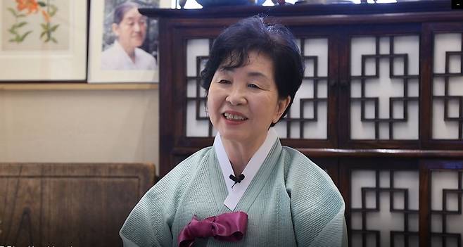 한복려 국가무형문화재 조선왕조궁중음식 보유자 [문화재청 제공. 재판매 및 DB 금지]