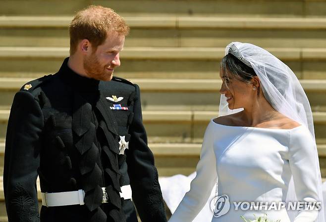 영국 해리 왕자 부부 [AP 연합뉴스 자료사진. 재판매 및 DB 금지