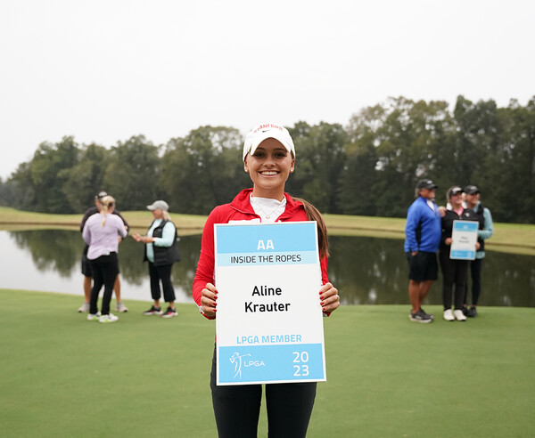 미국여자프로골프(LPGA) 퀄리파잉(Q) 시리즈에서 투어 카드를 획득한 알린 크라우터. 사진제공=Epson Tour_LPGA