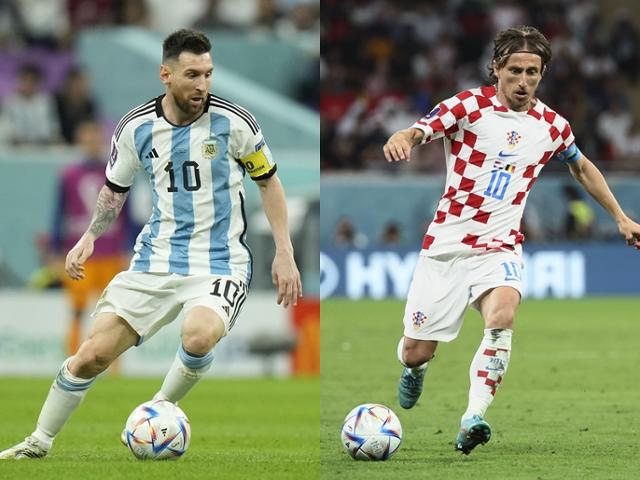아르헨티나의 리오넬 메시(왼쪽 사진)와 크로아티아의 루카 모드리치가 4년 만에 월드컵에서 다시 맞붙는다. AP 신화통신