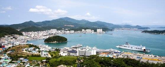 두 차례 국제해조류박람회가 치러진 전남 완도항 인근 전경. 프리랜서 장정필