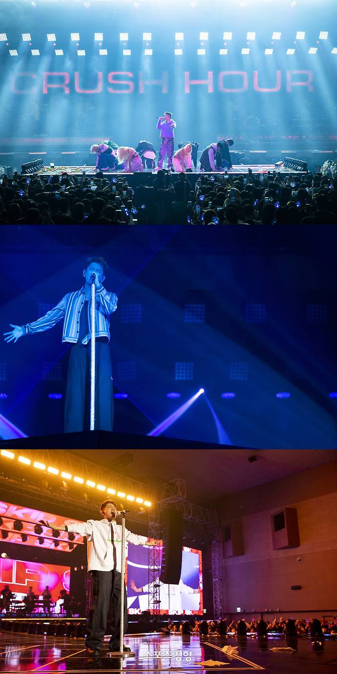 가수 크러쉬가 자신의 단독 콘서트 광주 공연을 성황리에 마치며 전국 투어 포문을 열었다. 피네이션 제공
