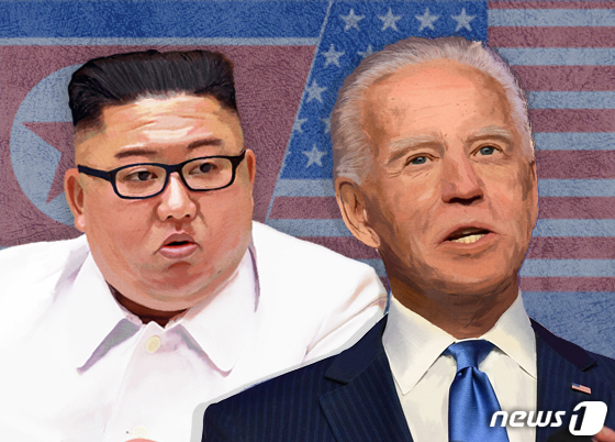 김정은 북한 노동당 총비서, 조 바이든 미국 대통령.ⓒ News1 이지원 디자이너