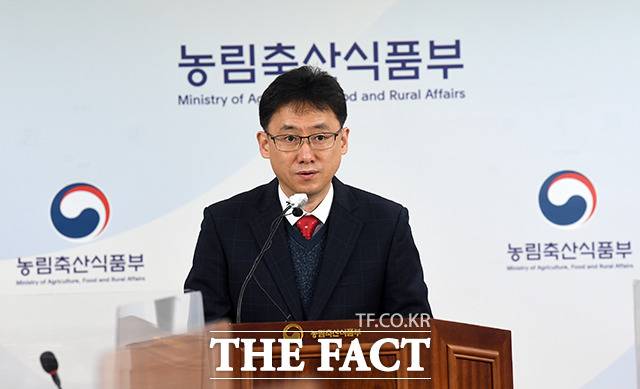 양주필 농림축산식품부 식품산업정책관이 13일 오전 세종시 정부세종청사에서 푸드테크 발전방안에 대해 발표하고 있다./세종=임영무 기자