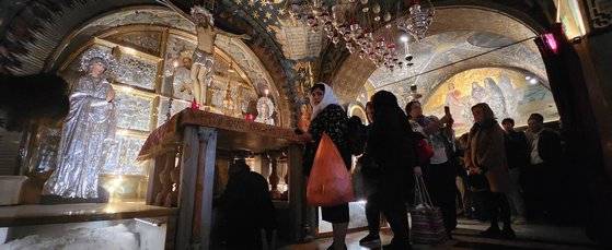 이스라엘 예루살렘의 골고다 언덕. 예수가 십자가 처형을 당했다고 전해지는 장소다. 백성호 기자