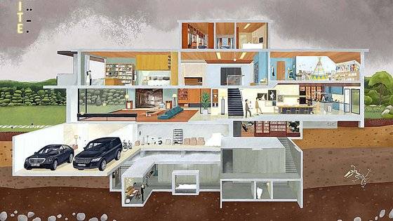 맥스 달튼이 그린 영화 '기생충'. 사진 마이아트뮤지엄