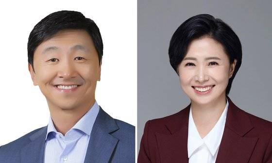 롯데제과 대표에는 이창엽 전 LG생활건강 사업본부장(왼쪽)이, 롯데멤버스 대표에는 김혜주 신한은행 상무가 내정됐다. 사진 롯데