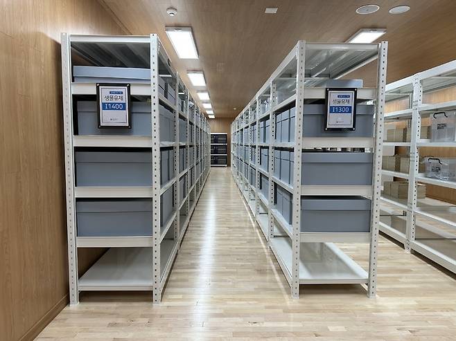 [서울=뉴시스] 문화재청 국립문화재연구원에 기증된 자료 보관 관리 현황 (사진=문화재청 제공) 2022.12.16. photo@newsis.com  *재판매 및 DB 금지