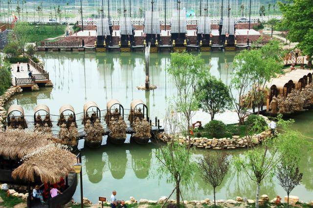 제갈고진의 적벽대전을 재현한 공간. ⓒ최종명