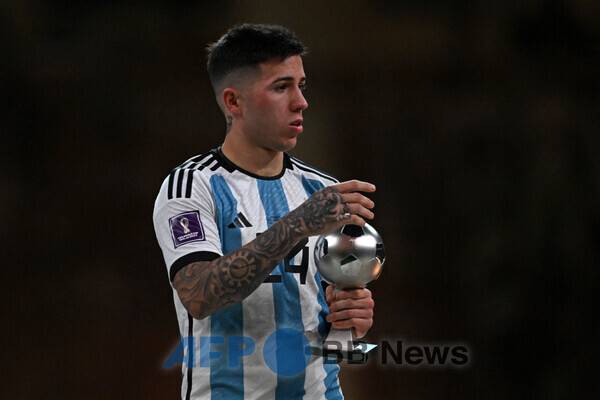 카타르 월드컵 영플레이어상 엔조 페르난데스. ⓒAFPBBNews = News1