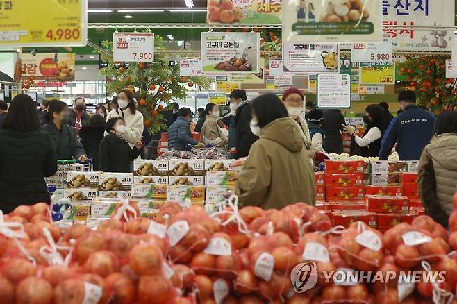 고물가 흐름 지속 전망 [연합뉴스 자료사진]