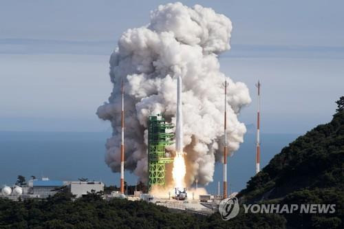 한국 독자 개발 발사체, 누리호 발사 [한국항공우주연구원 제공. 재판매 및 DB 금지]