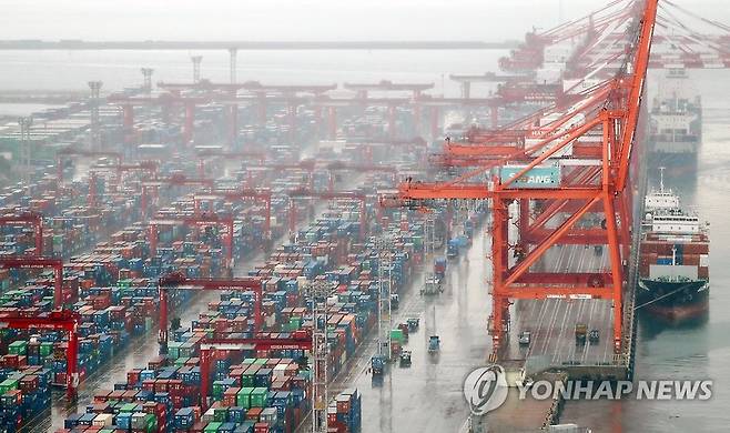 부산항 신선대부두 [연합뉴스 자료사진]