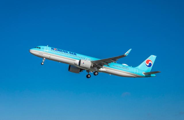 대한항공 A321neo 항공기. 대한항공 제공