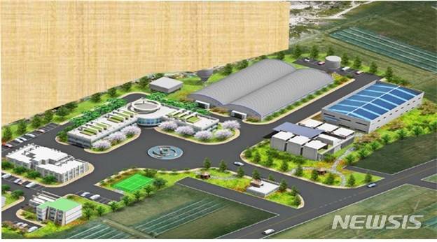 [창원=뉴시스] 경남 하동 대송산단에 들어설 '국립 수산양식 사료연구소' 조감도.(사진=경남도 제공) 20222.12.28. photo@newsis.com
