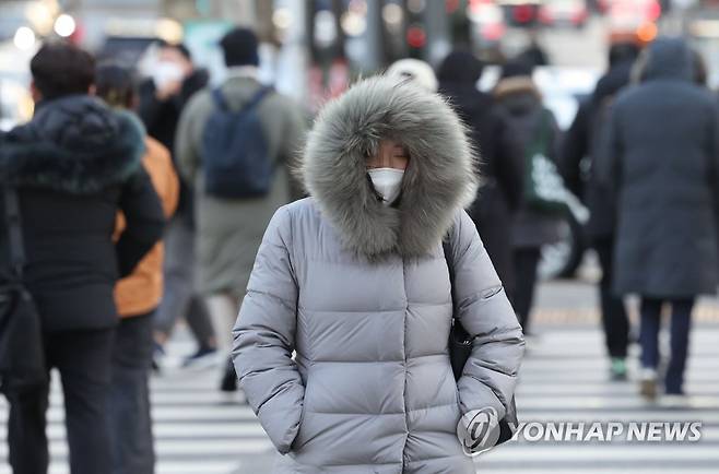 출근길 추위 [연합뉴스 자료사진]