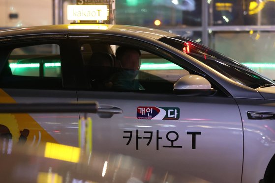 모빌리티 플랫폼 카카오T를 이용해 호출이 가능한 택시. 연합뉴스