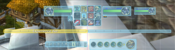 경험치/평편바 및 가방, 내구도, 메뉴 등의 UI가 기본 편집 기능 내 편입됐다 - 이미지 출처 : wowhead