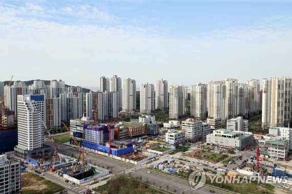 인천국제공항 인근 인천 중구 영종하늘도시 전경. 연합뉴스