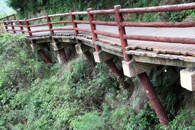 한중 포하의 석문잔도. ⓒ최종명